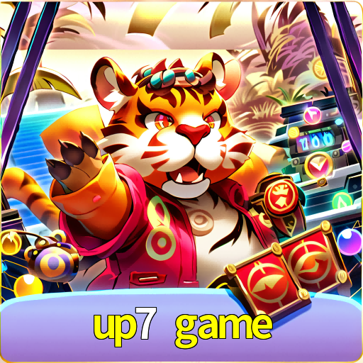 Imagem promocional da up7 game mostrando a plataforma e suas vantagens